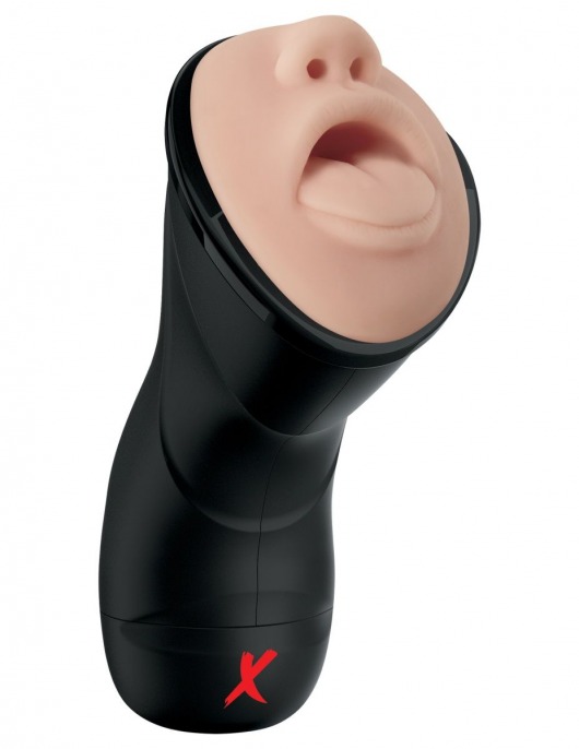 Мастурбатор-ротик Deep Throat Vibrating Stroker - Pipedream - в Волгограде купить с доставкой