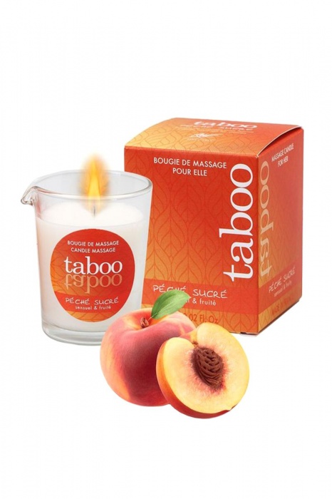 Массажное аромамасло с афродизиаками для женщин RUF Taboo Peche sucre - 60 гр. - RUF - купить с доставкой в Волгограде