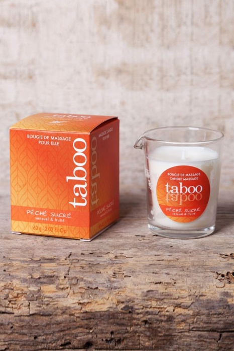 Массажное аромамасло с афродизиаками для женщин RUF Taboo Peche sucre - 60 гр. - RUF - купить с доставкой в Волгограде