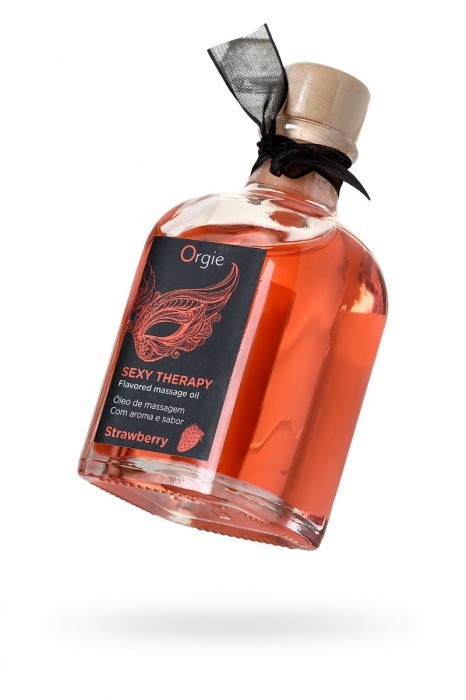 Массажное масло Orgie Lips Massage со вкусом клубники - 100 мл. - ORGIE - купить с доставкой в Волгограде