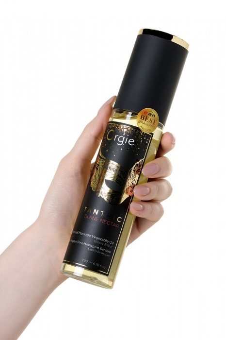 Растительное массажное масло Orgie Tantric Divine Nectar - 200 мл. - ORGIE - купить с доставкой в Волгограде
