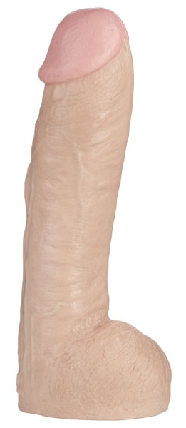 Огромная насадка-реалистик Vac-U-Lock Realistic Hung - 31,7 см. - Doc Johnson - купить с доставкой в Волгограде