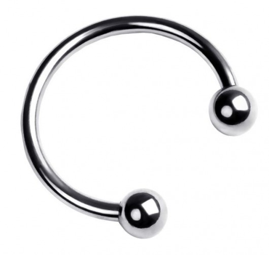 Серебристая подкова на головку пениса - ToyFa - купить с доставкой в Волгограде