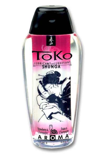 Лубрикант с ароматом клубники и шампанского - 165 мл. - Shunga - купить с доставкой в Волгограде