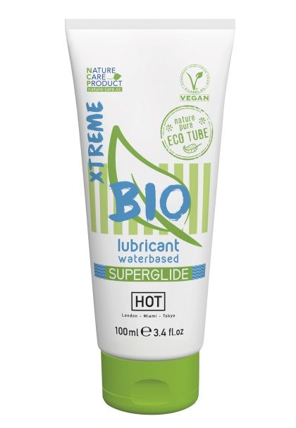 Интимный увлажняющий гель BIO SuperGlide Xtreme - 100 мл. - HOT - купить с доставкой в Волгограде