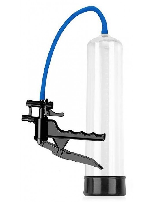 Прозрачная вакуумная помпа Sex Expert с ручным насосом - Sex Expert - в Волгограде купить с доставкой