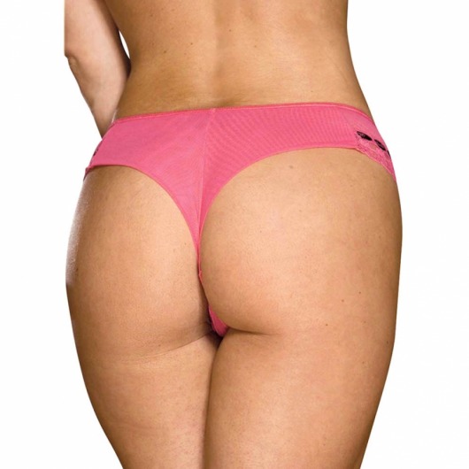 Трусики-танга с декоративной шнуровкой - Hustler Lingerie купить с доставкой