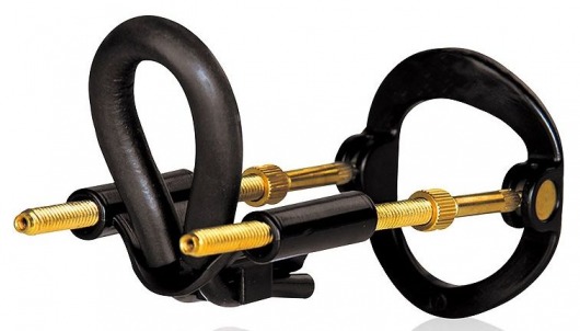 Черный экстендер-растяжитель пениса - Sex Expert - в Волгограде купить с доставкой