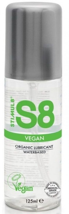 Веганский лубрикант на водной основе S8 Vegan Lube - 125 мл. - Stimul8 - купить с доставкой в Волгограде