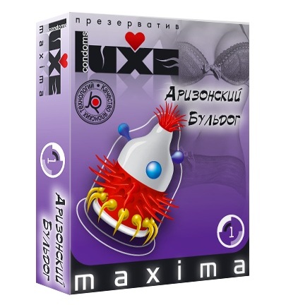 Презерватив LUXE Maxima  Аризонский Бульдог  - 1 шт. - Luxe - купить с доставкой в Волгограде