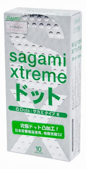 Презервативы Sagami Xtreme Type-E с точками - 10 шт. - Sagami - купить с доставкой в Волгограде
