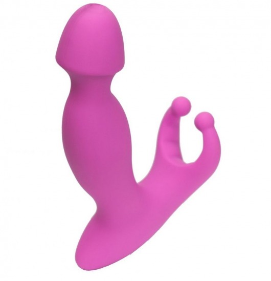 Розовый стимулятор простаты с усиками - 15 см. - 4sexdreaM - в Волгограде купить с доставкой