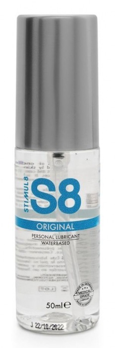 Универсальный лубрикант на водной осноdе S8 Original Lube - 50 мл. - Stimul8 - купить с доставкой в Волгограде