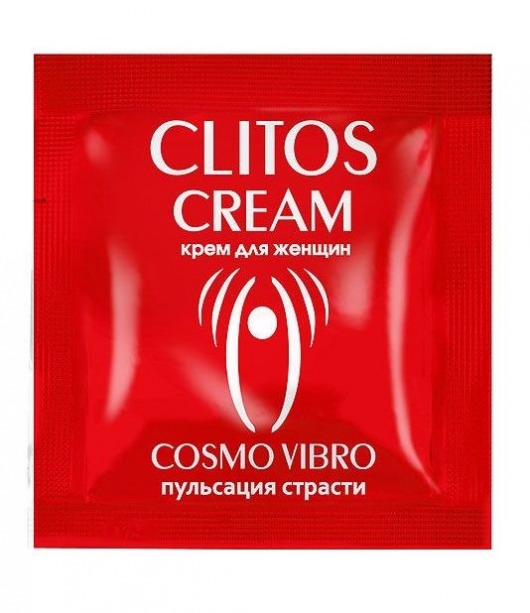 Пробник возбуждающего крема для женщин Clitos Cream - 1,5 гр. - Биоритм - купить с доставкой в Волгограде