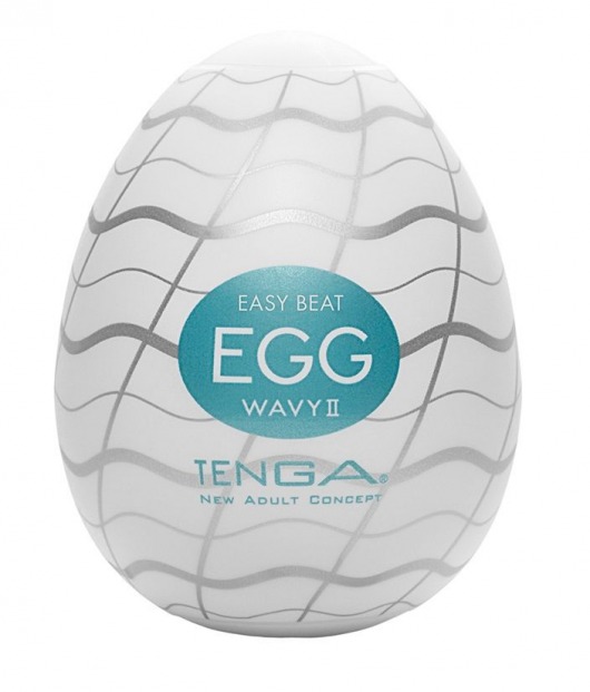 Мастурбатор-яйцо EGG Wavy II - Tenga - в Волгограде купить с доставкой