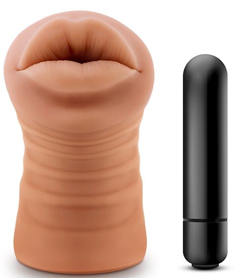 Кофейный мастурбатор-ротик Isabella - Blush Novelties - в Волгограде купить с доставкой