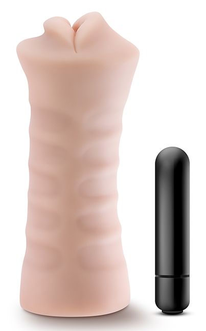 Телесный мастурбатор-ротик Angie - Blush Novelties - в Волгограде купить с доставкой