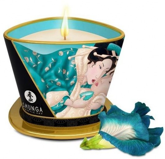 Массажная свеча Island Blossoms - 170 мл. - Shunga - купить с доставкой в Волгограде