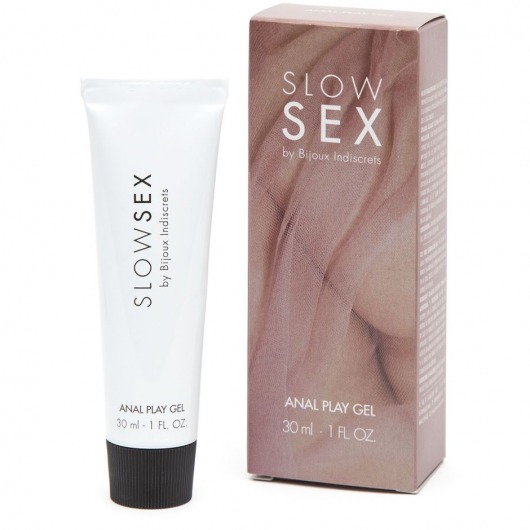Лубрикант на водной основе Slow Sex Anal Play Gel - 30 мл. - Bijoux Indiscrets - купить с доставкой в Волгограде