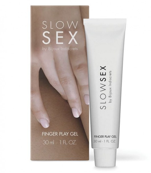 Гель для мастурбации с ароматом кокоса Slow Sex Finger Play Gel - 30 мл. - Bijoux Indiscrets - купить с доставкой в Волгограде