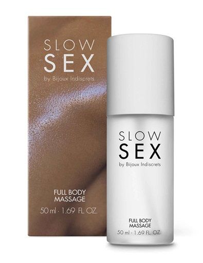 Массажный гель Slow Sex Full Body Massage - 50 мл. - Bijoux Indiscrets - купить с доставкой в Волгограде