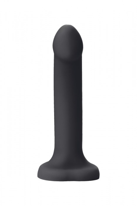 Черный фаллос с имитацией эякуляции Silicon Cum Dildo L - 19,6 см. - Strap-on-me - купить с доставкой в Волгограде