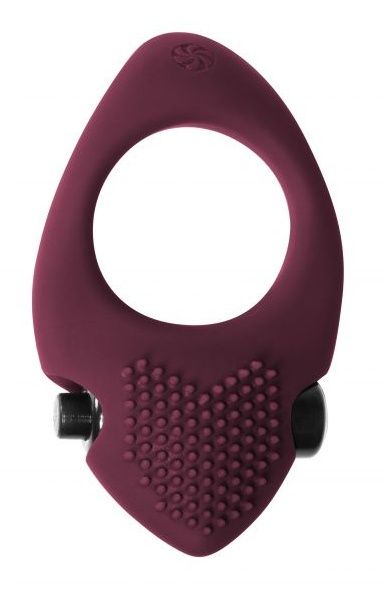 Бордовое эрекционное виброкольцо Pure Passion Sunset - Lola Games - в Волгограде купить с доставкой