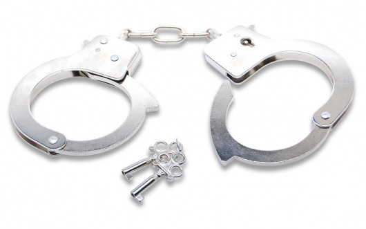 Наручники с ключами Official Handcuffs - Pipedream - купить с доставкой в Волгограде