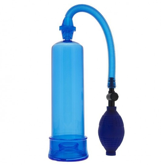 Синяя вакуумная помпа MENZSTUFF PENIS ENLARGER - Dream Toys - в Волгограде купить с доставкой