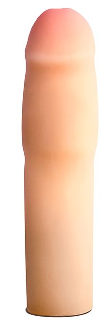 Телесная насадка-удлинитель на пенис PERFORMANCE 1.5INCH COCK XTENDER - 16 см. - Blush Novelties - в Волгограде купить с доставкой
