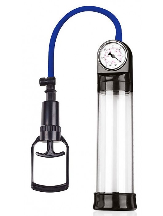 Прозрачная вакуумная помпа Sex Expert с манометром - Sex Expert - в Волгограде купить с доставкой