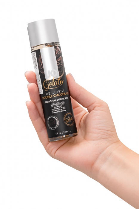 Лубрикант с ароматом шоколада JO GELATO DECADENT DOUBLE CHOCOLATE - 120 мл. - System JO - купить с доставкой в Волгограде