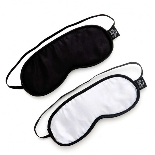Набор из двух масок на глаза Soft Blindfold Twin Pack - Fifty Shades of Grey - купить с доставкой в Волгограде