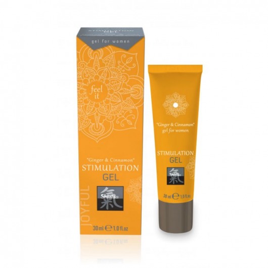 Возбуждающий интимный гель STIMULATION GEL Ginger   Cinnamon - 30 мл. - Shiatsu - купить с доставкой в Волгограде