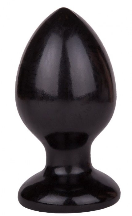 Черный анальный плаг Glide L - 11,7 см. - LOVETOY (А-Полимер)