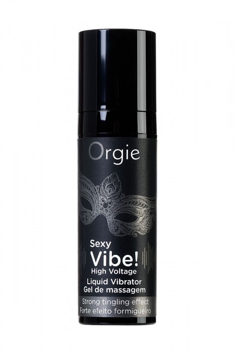 Гель для массажа ORGIE Sexy Vibe High Voltage с эффектом вибрации - 15 мл. - ORGIE - купить с доставкой в Волгограде