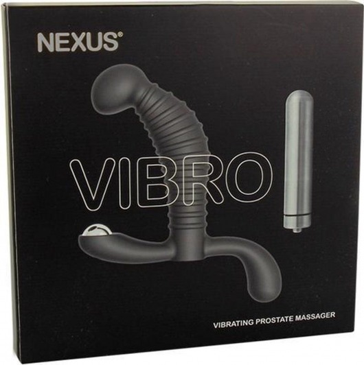 Стимулятор простаты Nexus Vibro Black - 10,2 см. - Nexus Range - в Волгограде купить с доставкой