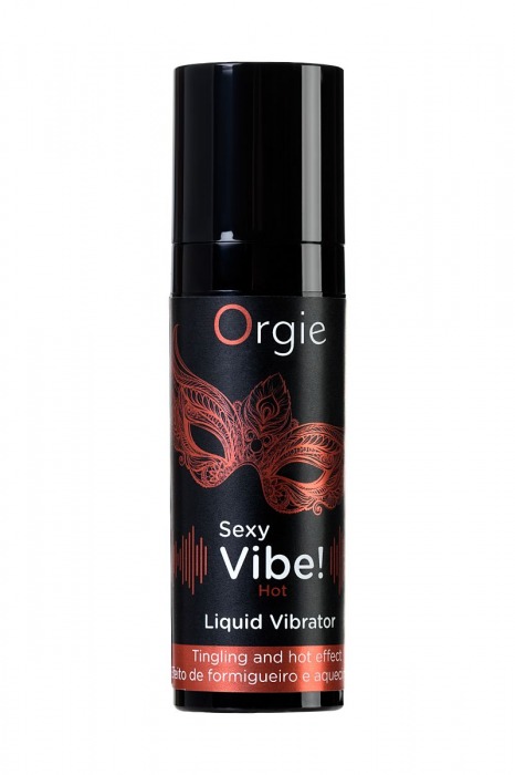Разогревающий гель для массажа ORGIE Sexy Vibe Hot с эффектом вибрации - 15 мл. - ORGIE - купить с доставкой в Волгограде