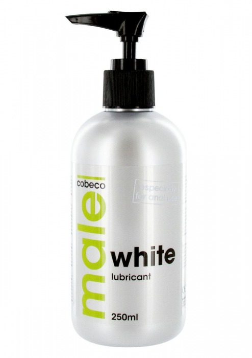 Анальная смазка на водной основе MALE Cobeco White Lubricant - 250 мл. - Cobeco - купить с доставкой в Волгограде
