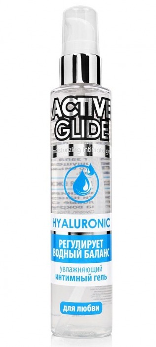Увлажняющий интимный гель Active Glide Hyaluronic - 100 гр. - Биоритм - купить с доставкой в Волгограде