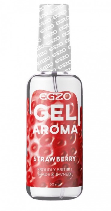Интимный лубрикант EGZO AROMA с ароматом клубники - 50 мл. - EGZO - купить с доставкой в Волгограде