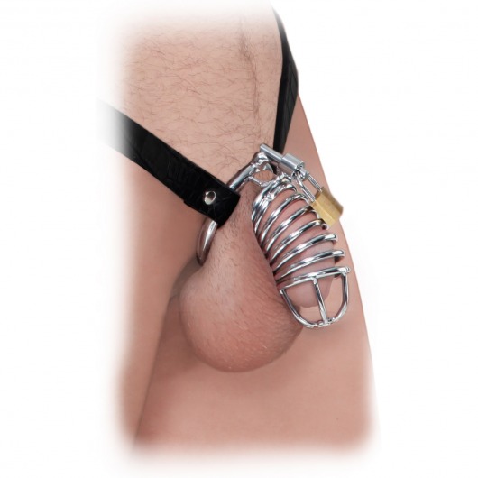 Кольцо верности Extreme Chastity Belt с фиксацией головки - Pipedream - купить с доставкой в Волгограде