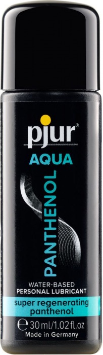 Лубрикант на водной основе с пантенолом pjur AQUA Panthenol - 30 мл. - Pjur - купить с доставкой в Волгограде