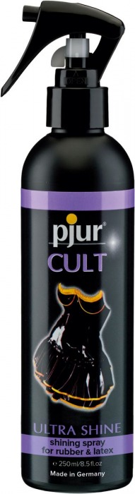 Спрей для ухода за одеждой из латекса pjur CULT Ultra Shine - 250 мл. - Pjur - купить с доставкой в Волгограде