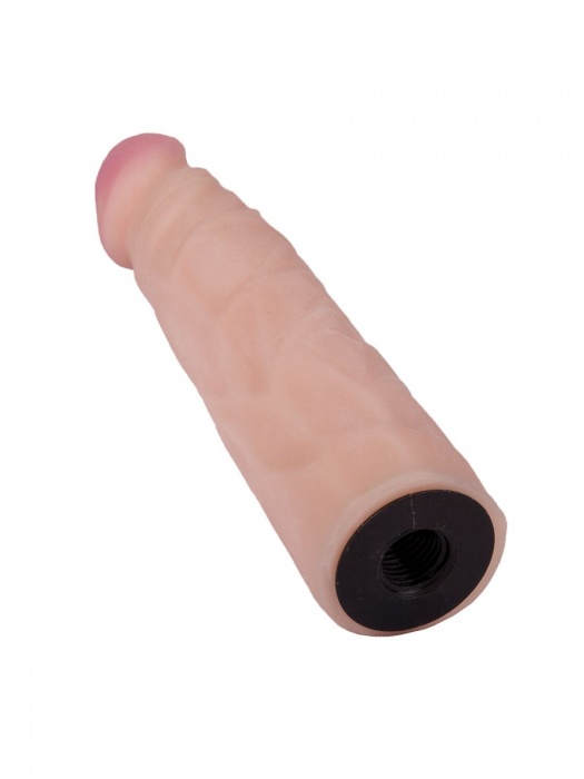 Пояс-трусики с насадкой Soft-Prince - 18,5 см. - LOVETOY (А-Полимер) - купить с доставкой в Волгограде