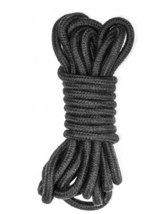 Черная веревка Do Not Disturb - 5 м. - Lola Games - купить с доставкой в Волгограде