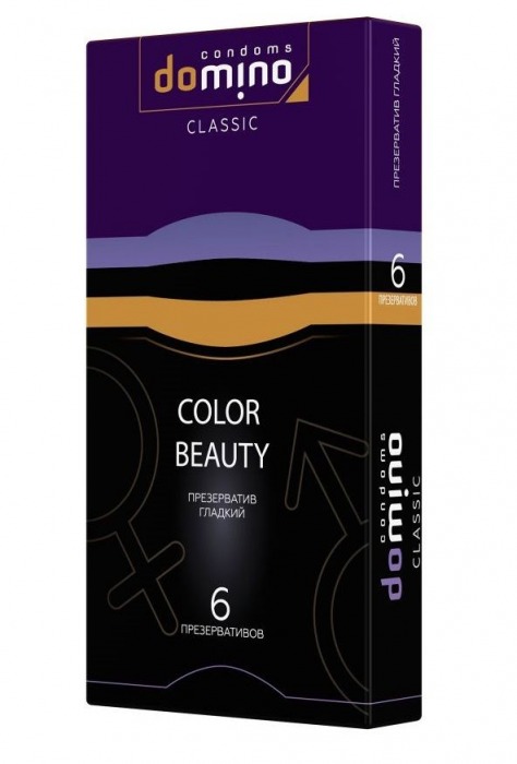 Разноцветные презервативы DOMINO Colour Beauty - 6 шт. - Domino - купить с доставкой в Волгограде