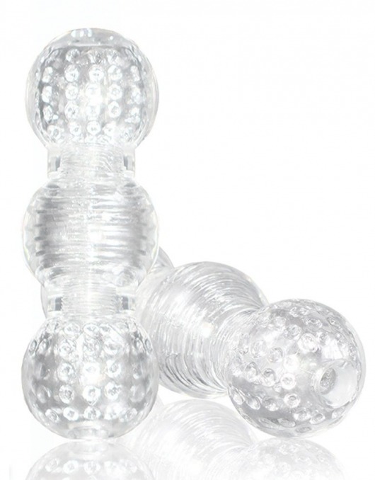 Прозрачный фигурный мастурбатор Master Stroker - Blush Novelties - в Волгограде купить с доставкой