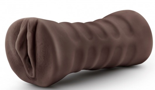 Коричневый мастурбатор-вагина Hot Chocolate Brianna - Blush Novelties - в Волгограде купить с доставкой