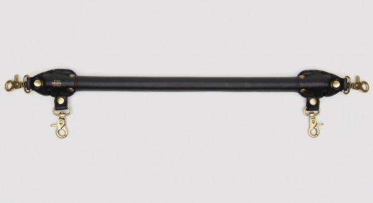 Черная распорка для ног Bound to You Faux Leather Spreader Bar - 50,8 см. - Fifty Shades of Grey - купить с доставкой в Волгограде